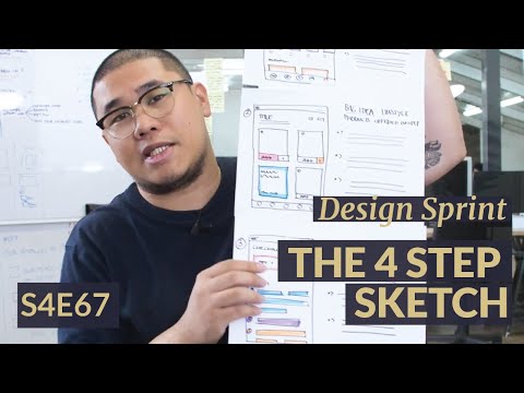 The 4 Step Sketch (Design Sprint Solution Sketching Technique) | #RELABLIFE ep.67