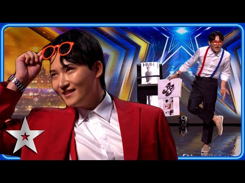 Strike a pose! Manho Han is COVER READY with his SUAVE MAGIC | Auditions | BGT 2025