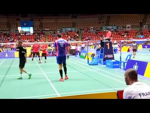 Thailand Para-Badminton International 2018 - Hugo Saumier & Mathieu Thomas