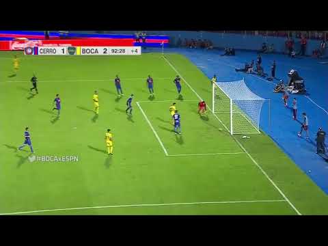 Boca 2 - Cerro Porteño 1 Gol Gonzalo Maroni