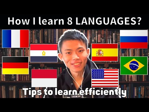 How I learned 8 Languages by myself - Tips for learning efficiently