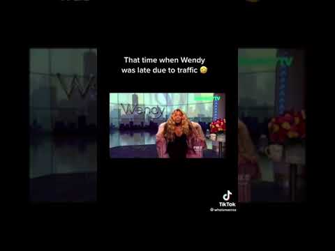 That Time Wendy Williams Was Late Due To Traffic | #wendywilliams #queen #funny #gay #late #talkshow