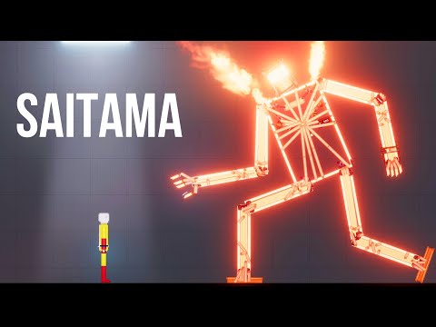SAITAMA vs Heat & Freeze & Electro Bot - People Playground 1.22