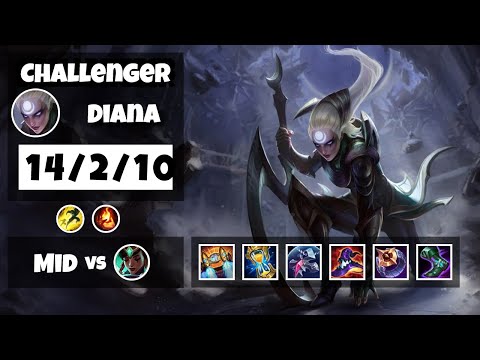 Diana Mid 11.13 Challenger Gameplay S11 (14/2/10) - BR