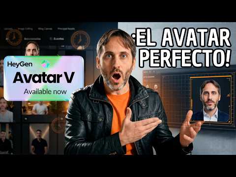 Probé avatares digitales durante 2 años y HeyGen Avatar V cambia todo