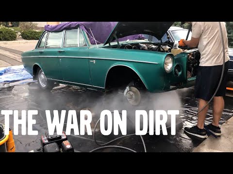 Pressure Washing the Underbody - 1969 Volvo 164 Rescue Ep 24