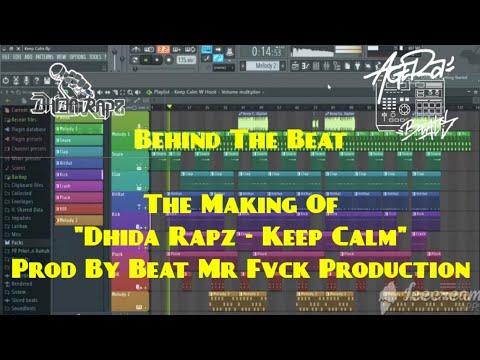 The Making Of "Dhida Rapz - Keep Calm" Produced By Beat Mr Fvck Production