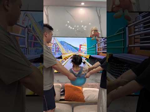 Gak Bisa ke Pasar Malam, Ayah Ini Punya Ide Gokil❗ #shorts #shortsviral #fyp
