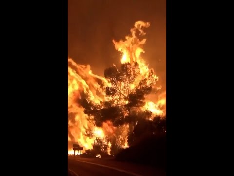 Wildfires burn in Europe as severe weather hits U.S.