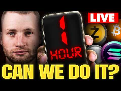 LIVE Altcoin Trading Challenge (4 Coins In 2 Hours)