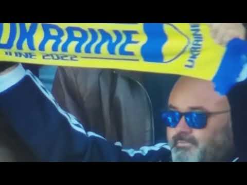 Ukraine National Anthem(Shche Ne Vmerla Ukrainy) Scotland vs Ukraine 01 06 2022