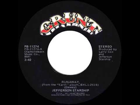 1978 HITS ARCHIVE: Runaway - Jefferson Starship (stereo 45 single version)