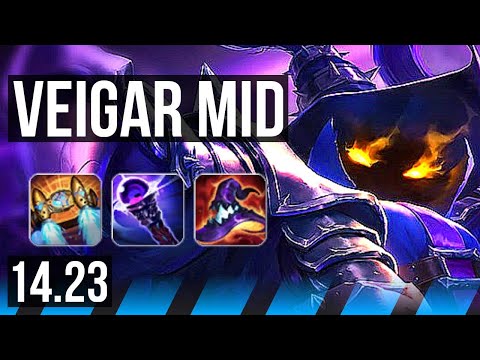 VEIGAR vs CORKI (MID) | 700+ games | KR Master | 14.23