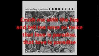 Wild Nothing   Paradise lyrics 720P