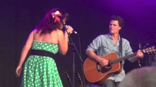 Kathryn Roberts & Sean Lakeman - Standing At My Window - Cambridge Folk Festival 2013