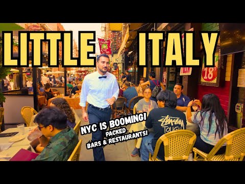 Exploring NYC LITTLE ITALY 🇮🇹 | What Manhattan Is REALLY LIKE After 6pm! | NYC Is BOOMING!