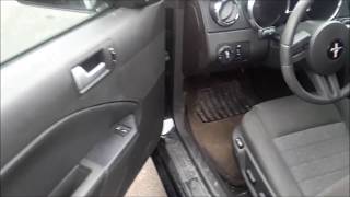 2005 -2009 Ford Mustang Tunk Latch Location