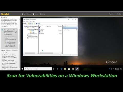 5.4.12 Scan for Vulnerabilities on a Windows Workstation (TestOut Lab)