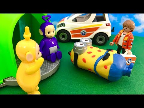 Teletubbies and Minions ♦ Cartoon for Kids ♦ Minion is sick