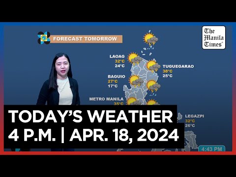 Today's Weather, 4 P.M. Apr. 18, 2024