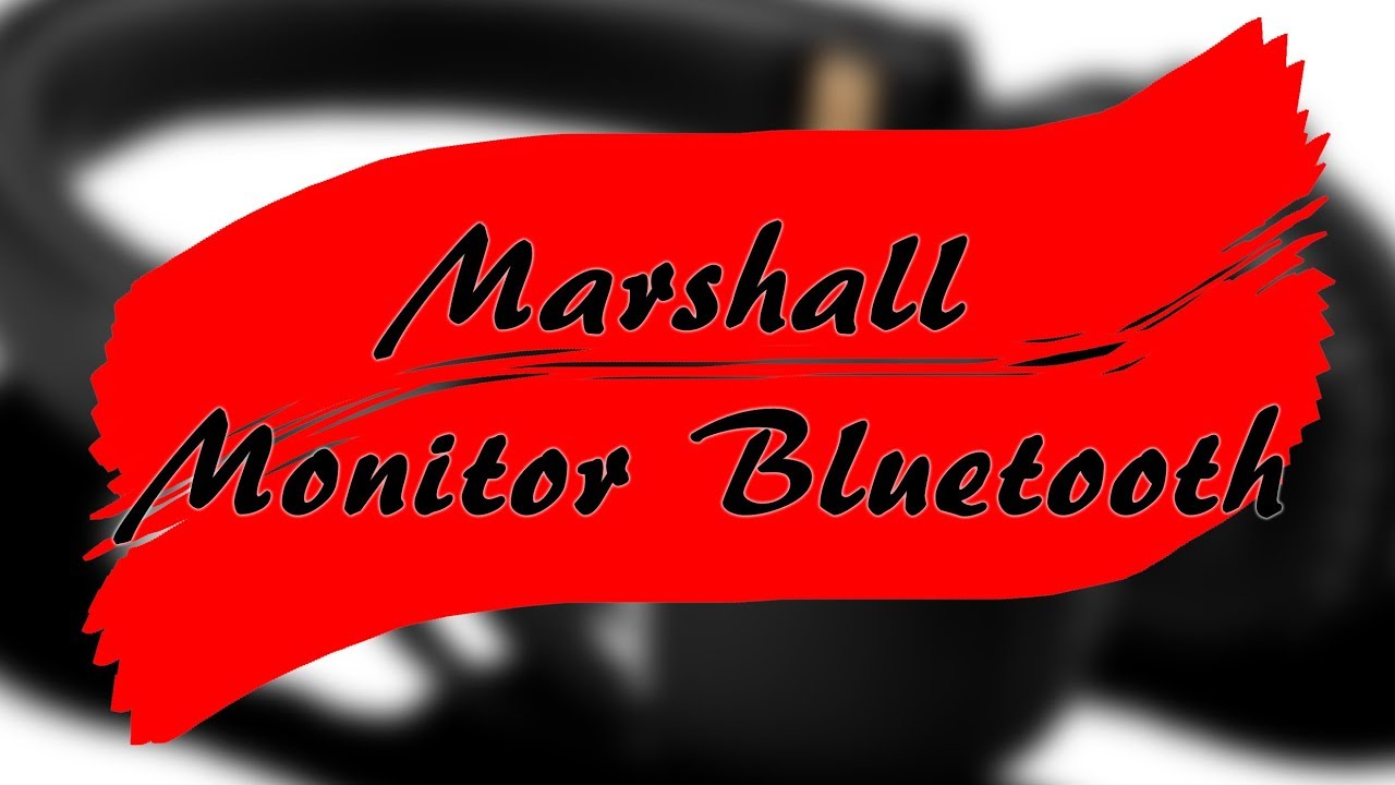 Наушники Marshall Monitor, черный