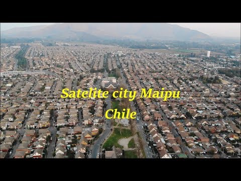 Satelite city Maipu in Santiago, Chile