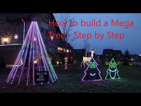 How to build a L.E.D. Mega Tree - Step by Step