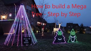How to build a L.E.D. Mega Tree - Step by Step