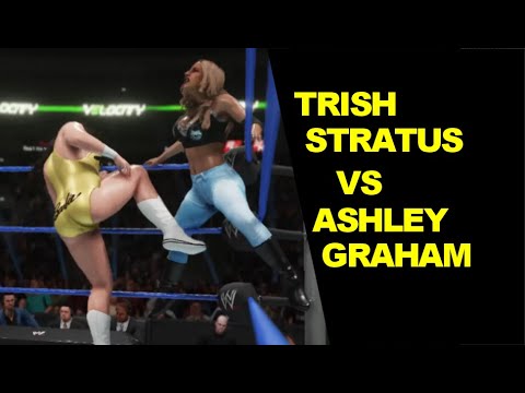 WWE 2K19 Trish Stratus vs Ashley Graham - Knockout Match