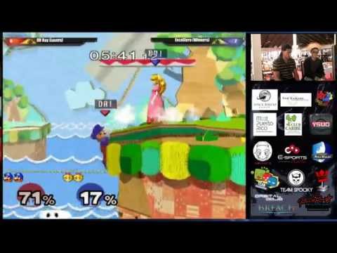 Super Smash Bros Melee Grand Final DR Ray vs ExcelZero  - Puerto Rico First Attack Tournament