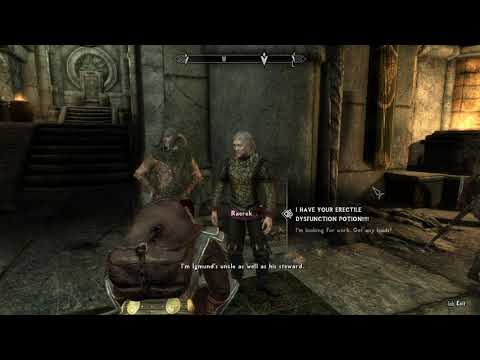 ''Discretely'' giving Raerek his potion