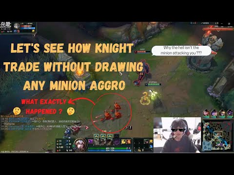 Knight's secret trick! How to trade without drawing any minion aggro ?