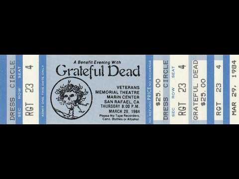 Grateful Dead - 3/29/84 - Marin Veterans Memorial Auditorium - San Rafael, CA - sbd