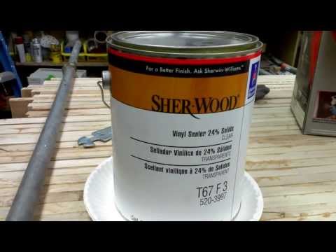 Sealing MDF With SHER-WOOD Vinyl Sealer