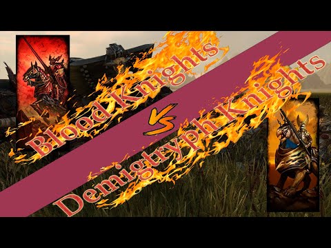 Who is stronger? Demigryph Knights vs Blood Knights: GREATEST DUELIST TW Warhammer 2