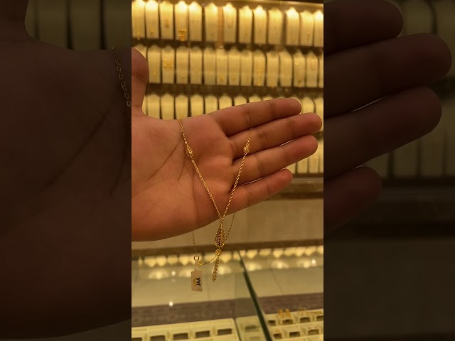 عقد ذهب عيار 21