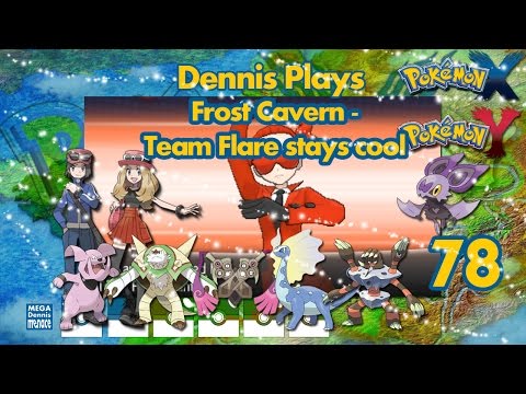 Pokemon Y Walkthrough (Ep 78) Frost Cavern - Team Flare stays cool