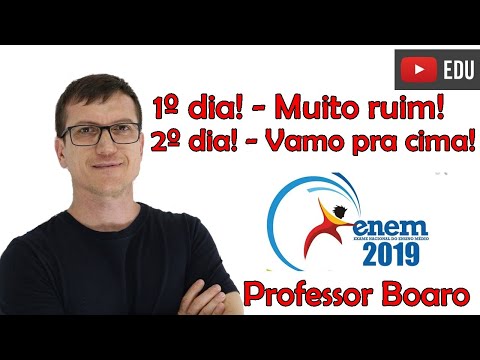 LIVE! ENEM 2019 - 1st Day very bad but 2nd Day let's go for it!!!!