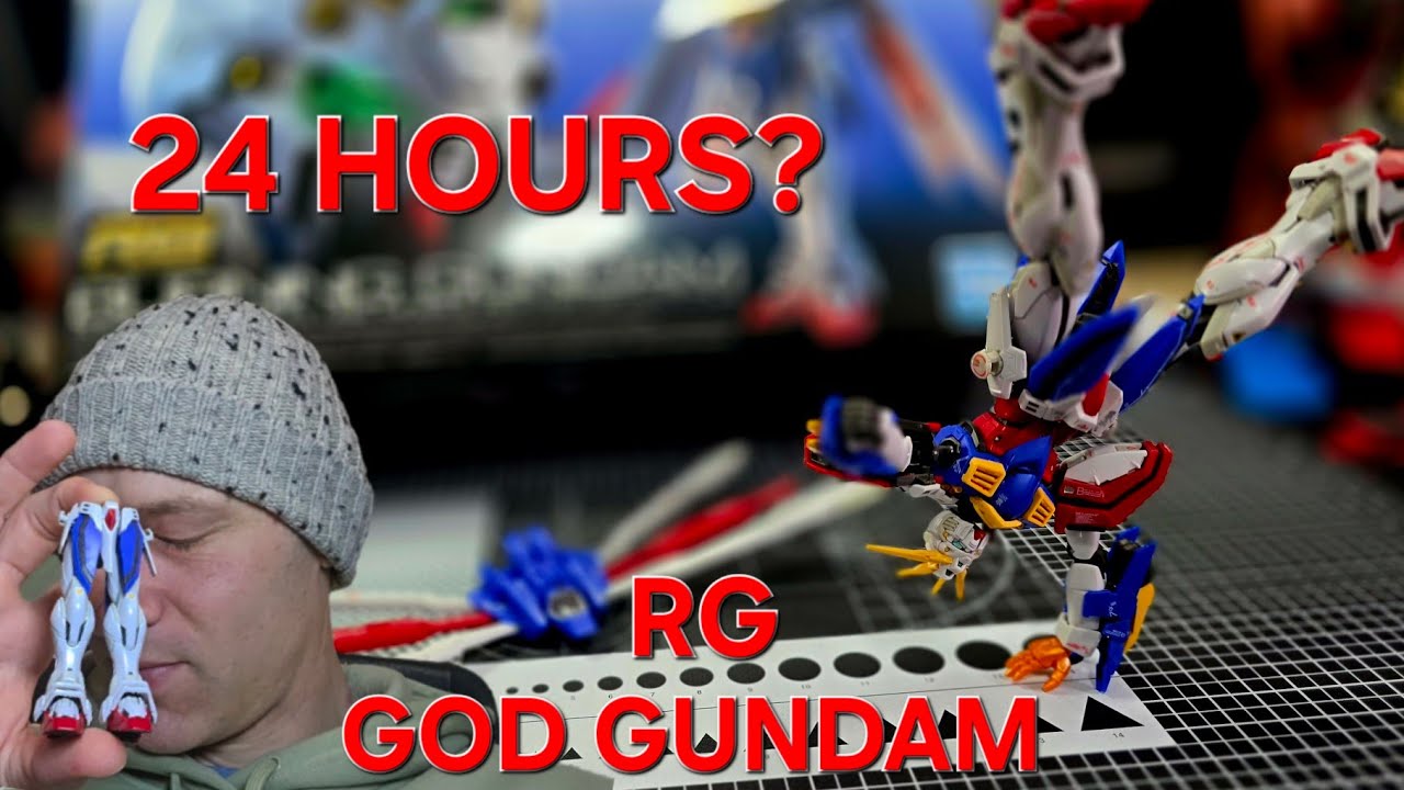 Can I Build the RG God Gundam in One Day… With a Real Life?
