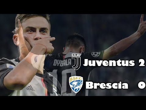 JUVENTUS - BRESCIA 2 - 0 (gol di Dybala)