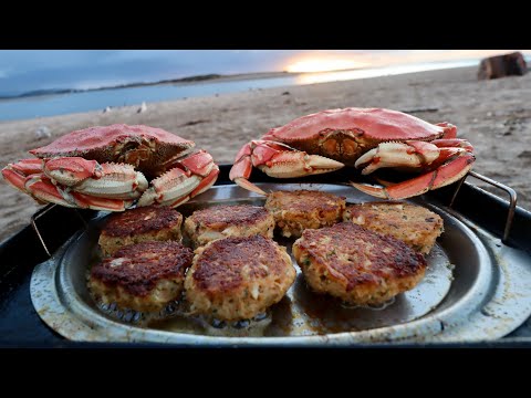 Catch n' Cook Dungeness CRAB CAKES! (Fresh on the...