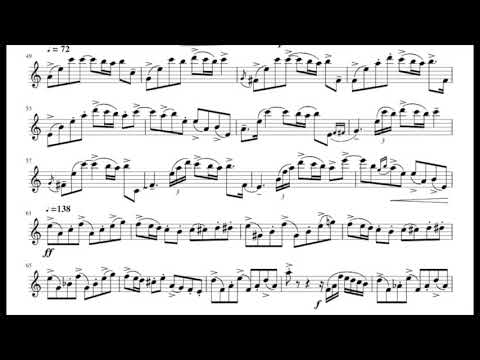 Astor PIAZZOLLA Tango étude N°3 pour violon solo, Violon : Corentin SAUVAGER