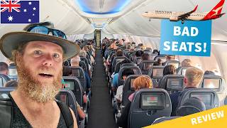 Qantas Boeing 737-800 Economy Class Review - Terrible Legroom, Pitch and Seat Width