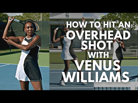 How To Hit an Overhead Shot with Venus Williams thumbnail