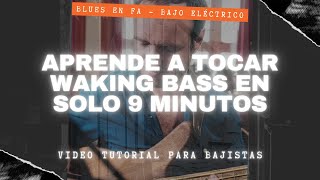 Aprende a tocar Walking Bass en un Blues en Fa