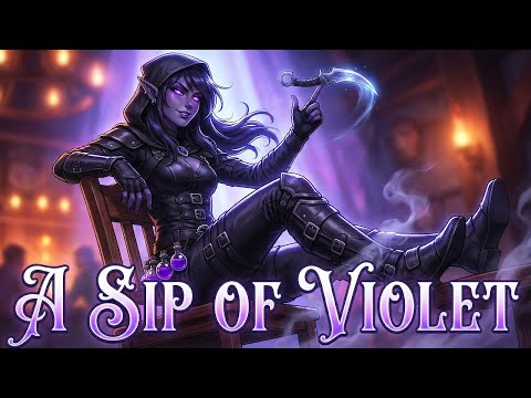 A Sip of Violet 🍷 Dark Elf Tavern Song | Fantasy D&D Villain Theme