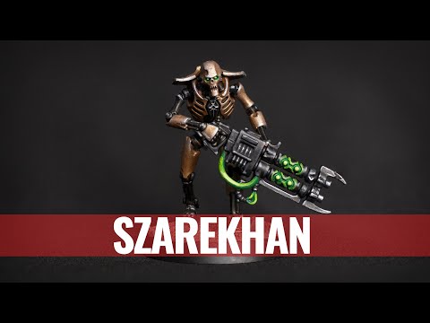 How to paint Szarekhan Dynasty New Necrons from Indomitus 9th Edition