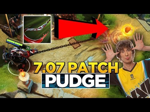 Dota 2 - 7.07 Dueling Fates Patch - Pudge Changes | WTF RUNE HOOKING?!