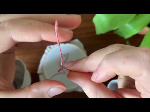 How to Thread a Needle and Tie it Off for Embroidery