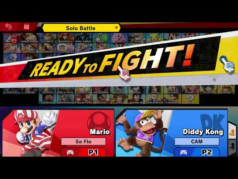 Rideae Farewell Tournament Pools Winners Side Dominator (Mario) VS LightningCam (Diddy Kong)